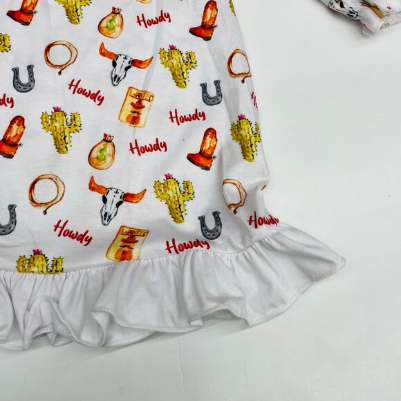 NWT The Printed Press 10-12 Howdy Gown - Picture 4 of 4
